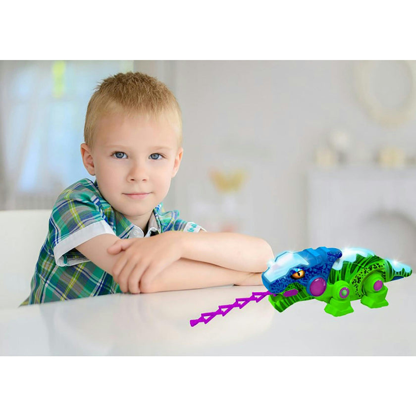 MukikiM: Kool Kreepers: RC-Rex - Green & Blue - Color-Changing Toy