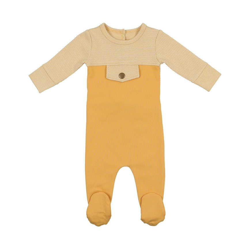 Snap Pocket Long Sleeve Footie