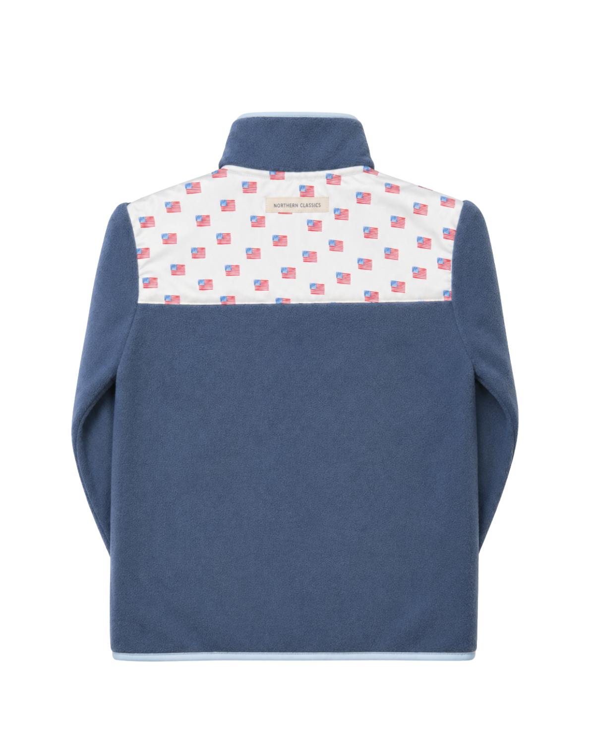 Kids American Flag Fleece Jacket