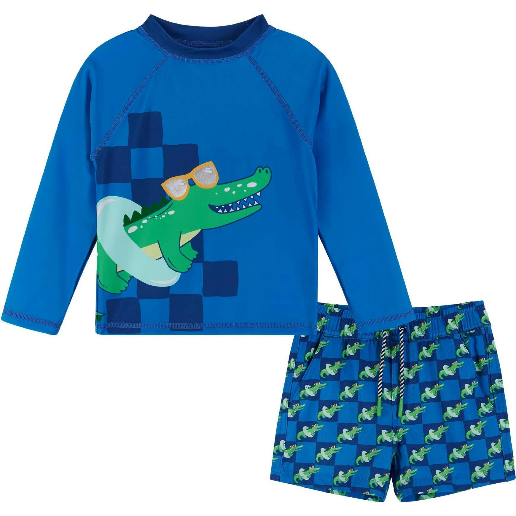 Raglan Rashguard and Boardshort Set