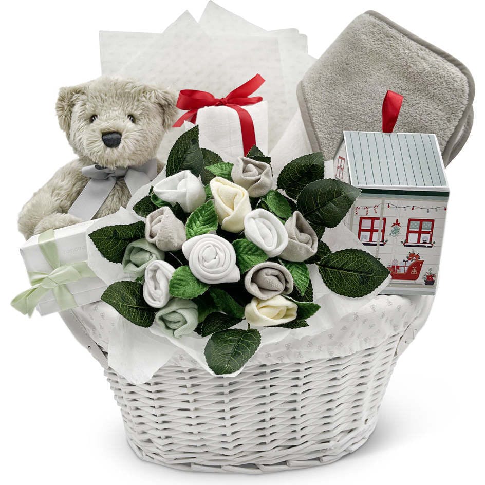Berkeley Bear's Christmas New Baby Gift Basket