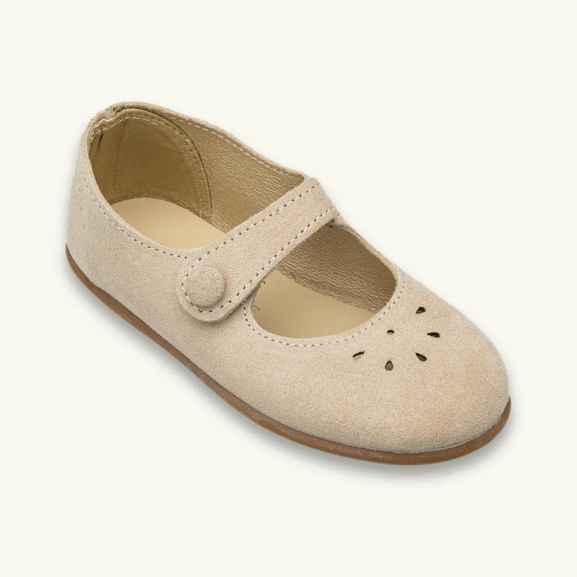Andi Mary Jane Suede | Beige