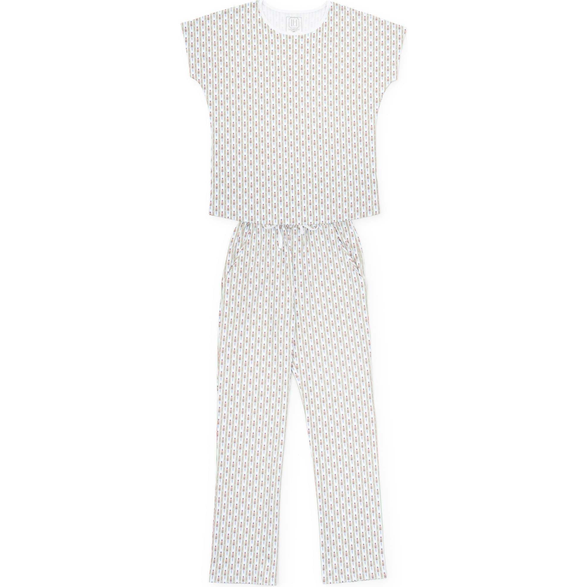 Marcia Women's Pajama Pant Set, Nutcracker Stripe
