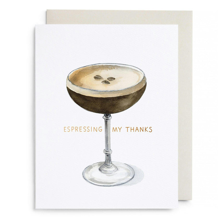 Espresso Thanks Boxed Set of 6