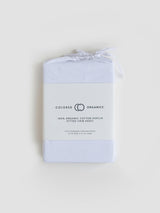 Poplin Fitted Crib Sheet Ivory