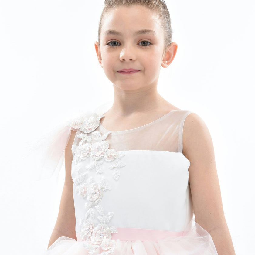 Pink Baylor Tulle Gown