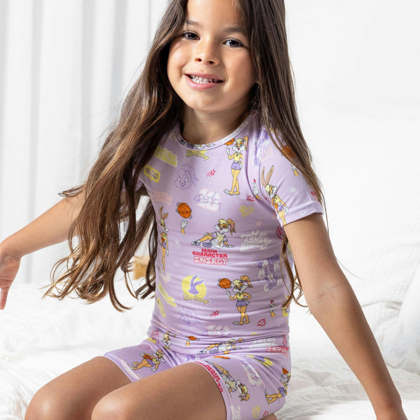 Lola Bunny Bamboo Kids Pajama Short Set