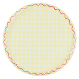Gingham Reusable Large Plates