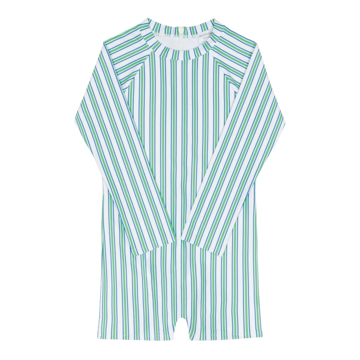 unisex tamarin stripe rashguard one piece