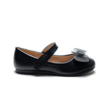 Black Lydia Bow Flats
