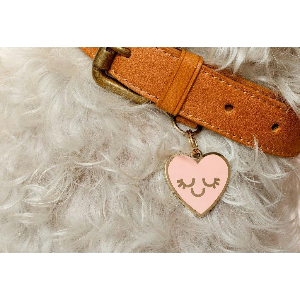 Smiling Heart Pet ID Tag