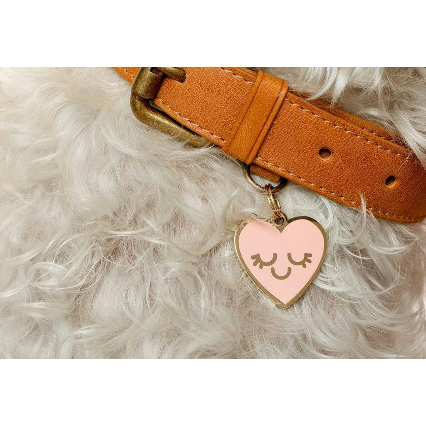 Smiling Heart Pet ID Tag