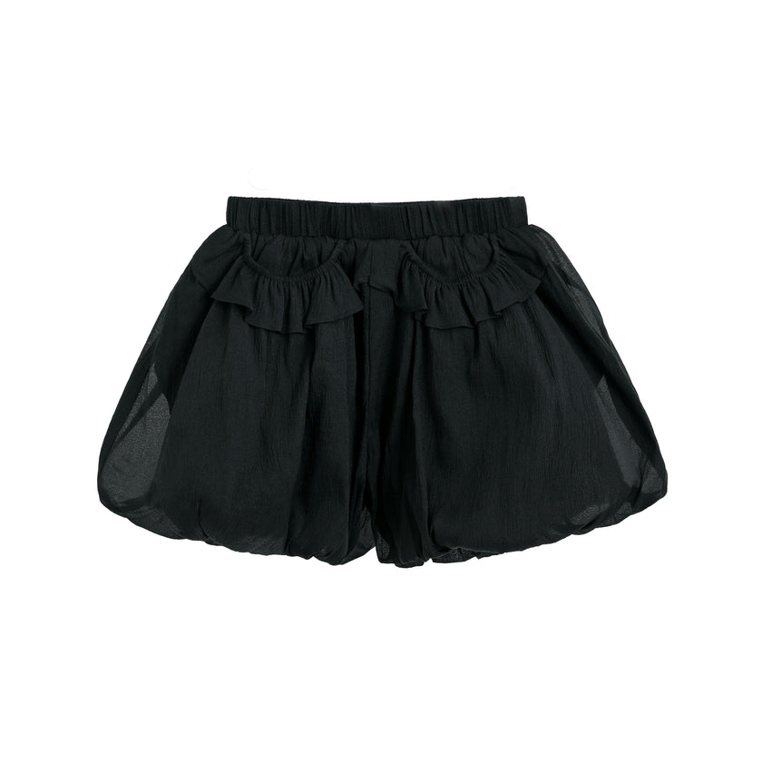 Black Hearts Sleeveless Shorts Set