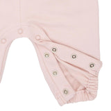 Solid Veiled Pink - Ruffle V-Overalls