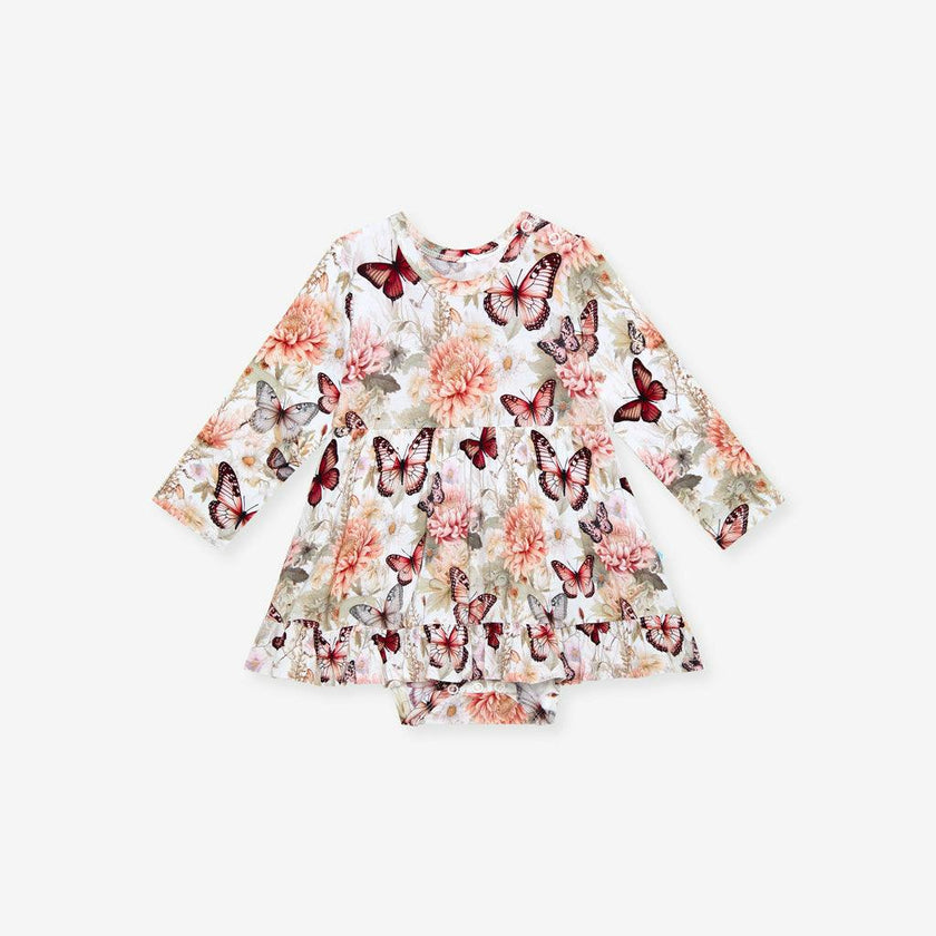 Leanne Ruffled Bodysuit Dress