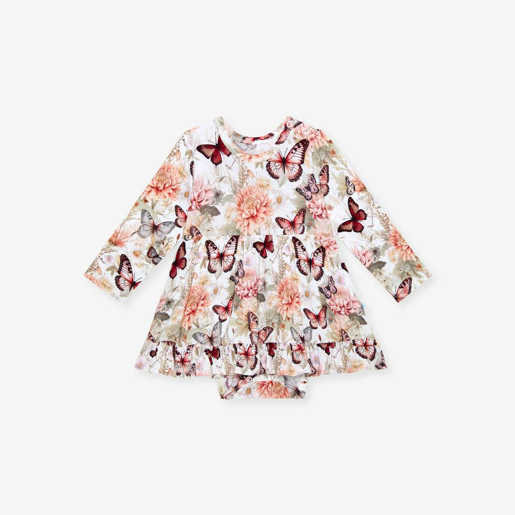 Leanne Ruffled Bodysuit Dress