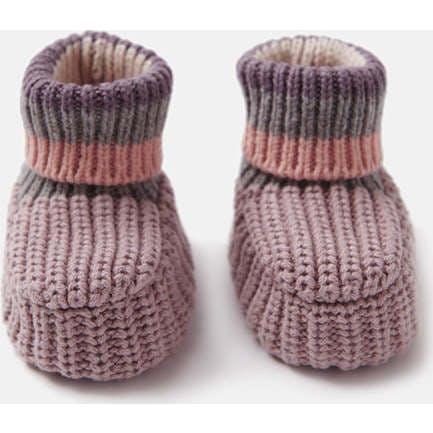 Chunky Ribbed Knit Anti-Grip Sole Slip-On Slippers