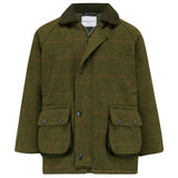 Lyall Greenbelt Tweed Coat - Olive
