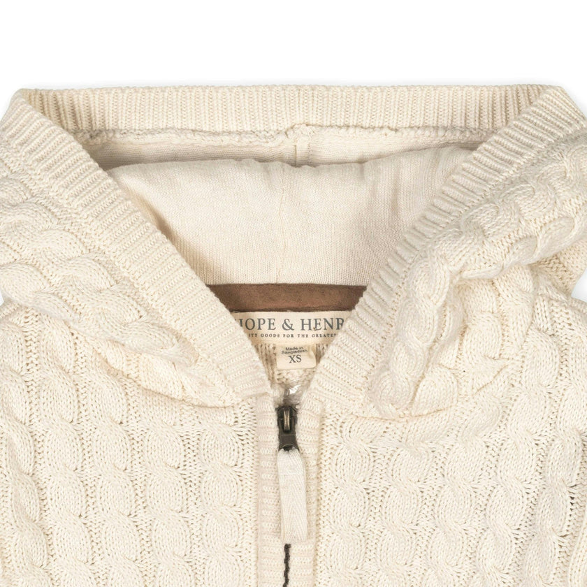 Organic Full Zip Hooded Sweater