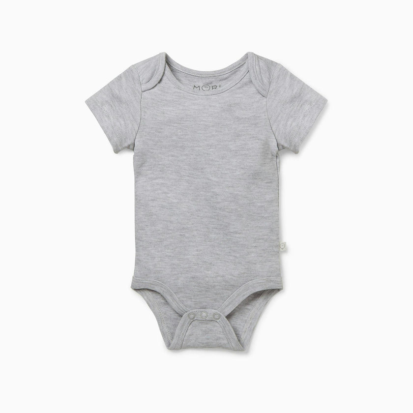 Short Sleeve Bodysuit - White