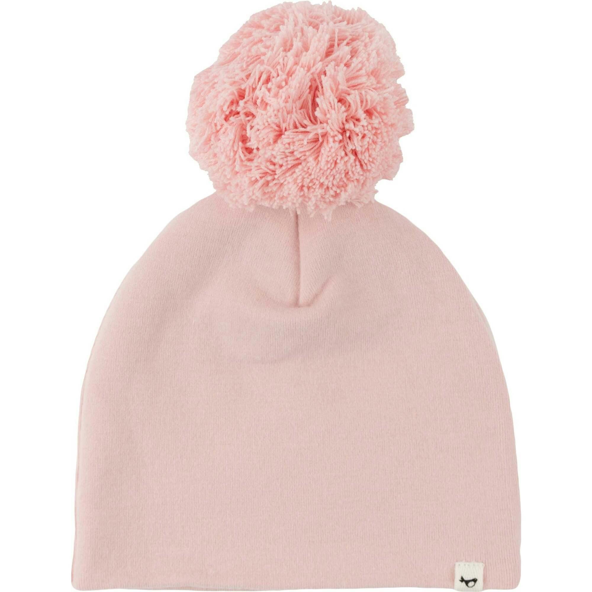 Dusty Pink Pom Hat