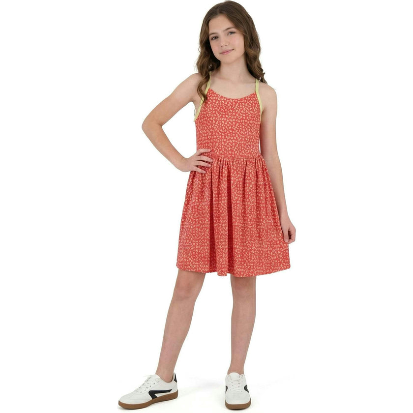 Tween Girls Knit Skort Dress | Floral Print