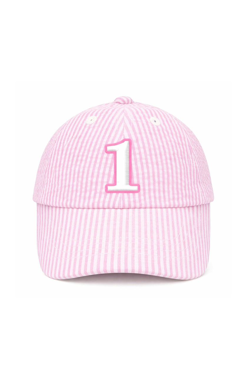 1st Birthday Bow Baseball Hat (Baby/Toddler)