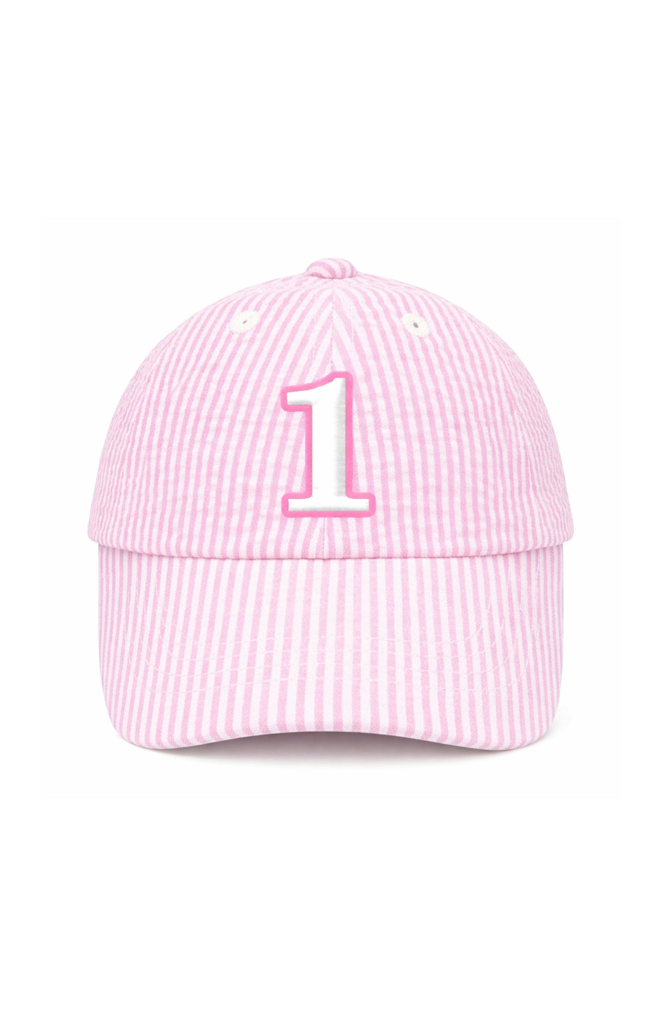 Birthday Milestone Bow Baseball Hats