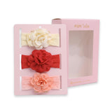 Multicolor Floral Elastic Headband Set