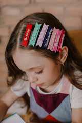 Days of the Week Hair Clips Set/7 -BTS
