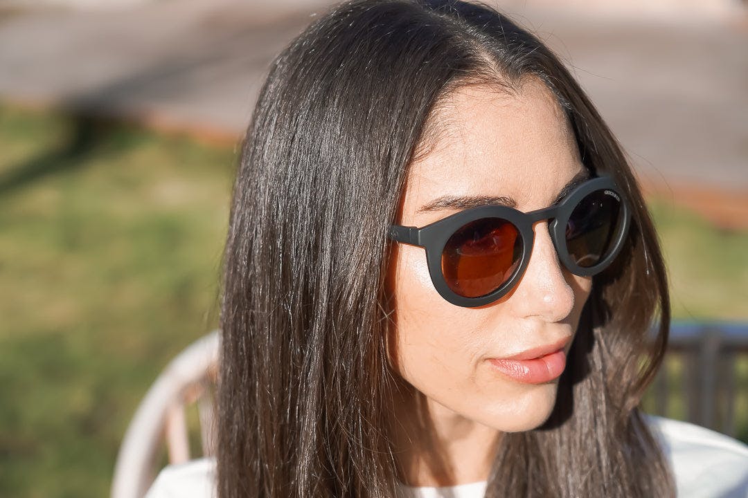 Classic | Sustainable Sunglasses | Plant-Based Bendable Polarized - Adult | 15+ Y | Black