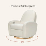 Babyletto Nami Electronic Recliner and Swivel Glider Recliner with USB port