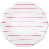 Cerise Frenchie Striped Small Plates