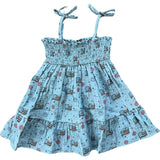 Tiered Mini Dress Retro America
