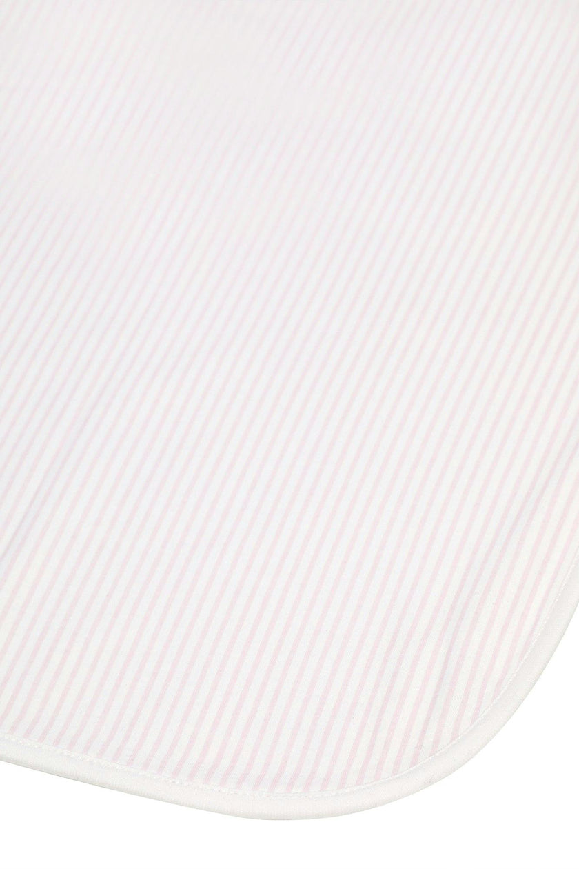 Pink Classic Stripes Receiving Blanket