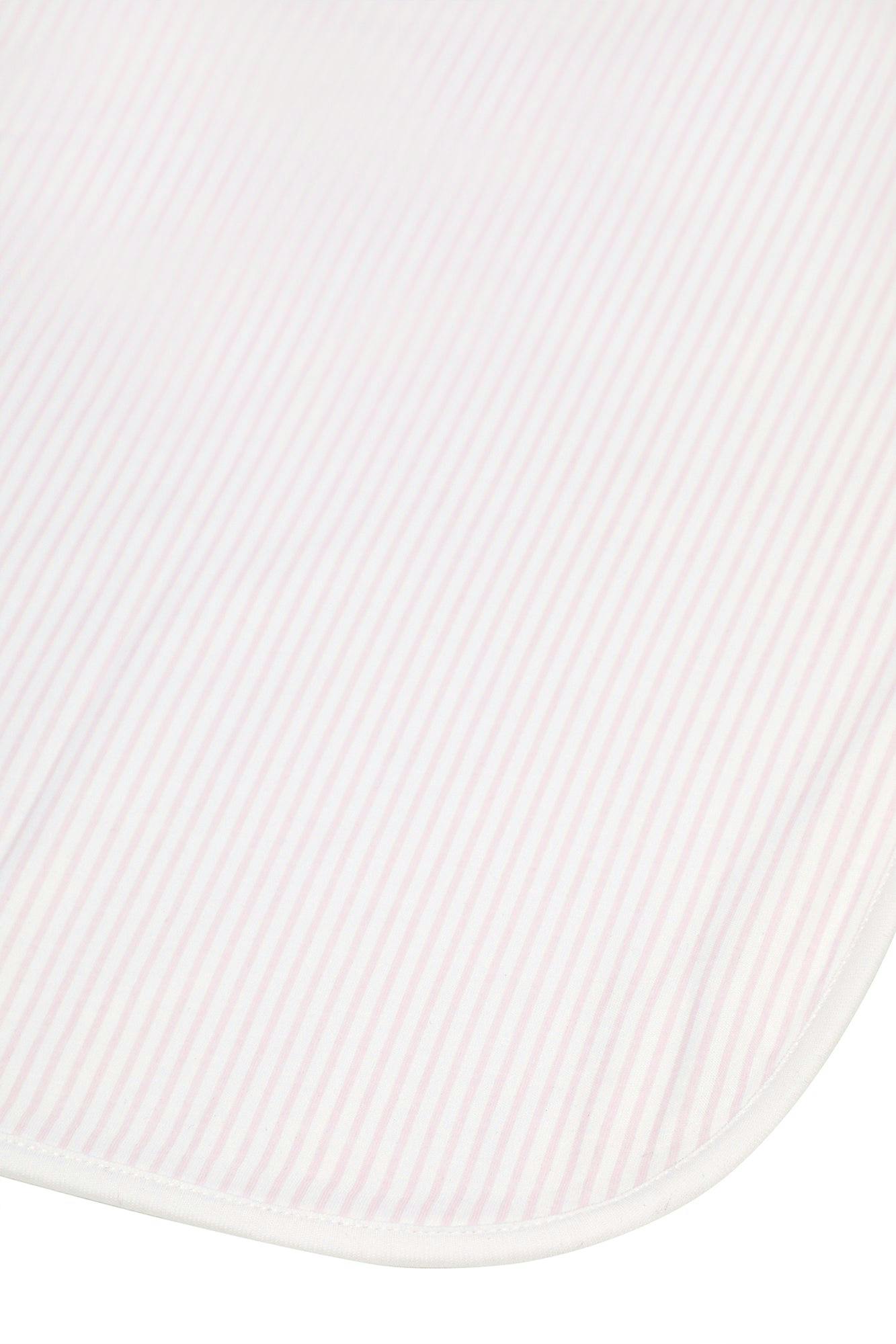 Pink Classic Stripes Receiving Blanket