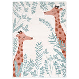 Nisu Graphic Print Rectangular Rug, Multi