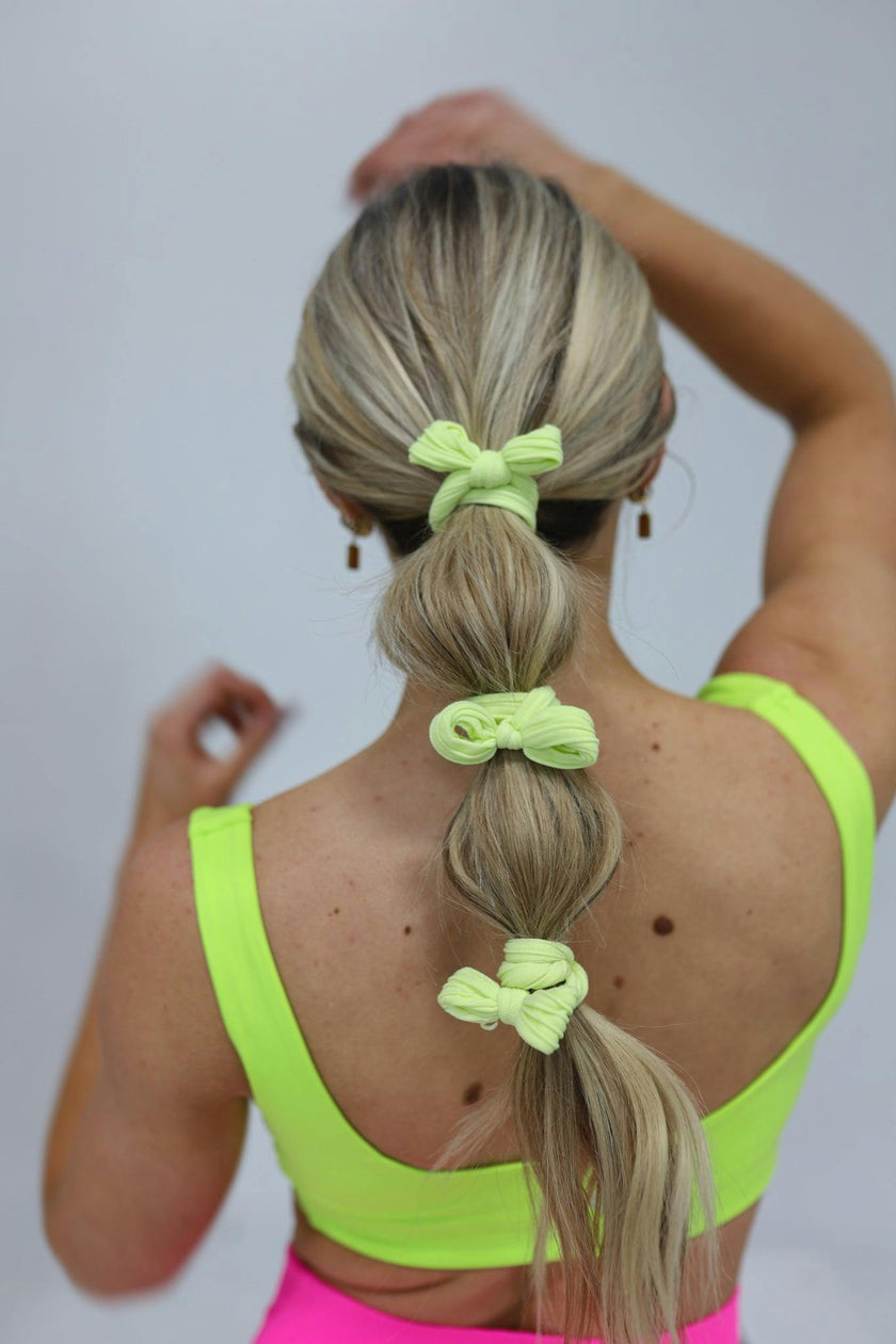 BOW SLICK BACK PONYTAILS (PACK OF 3)