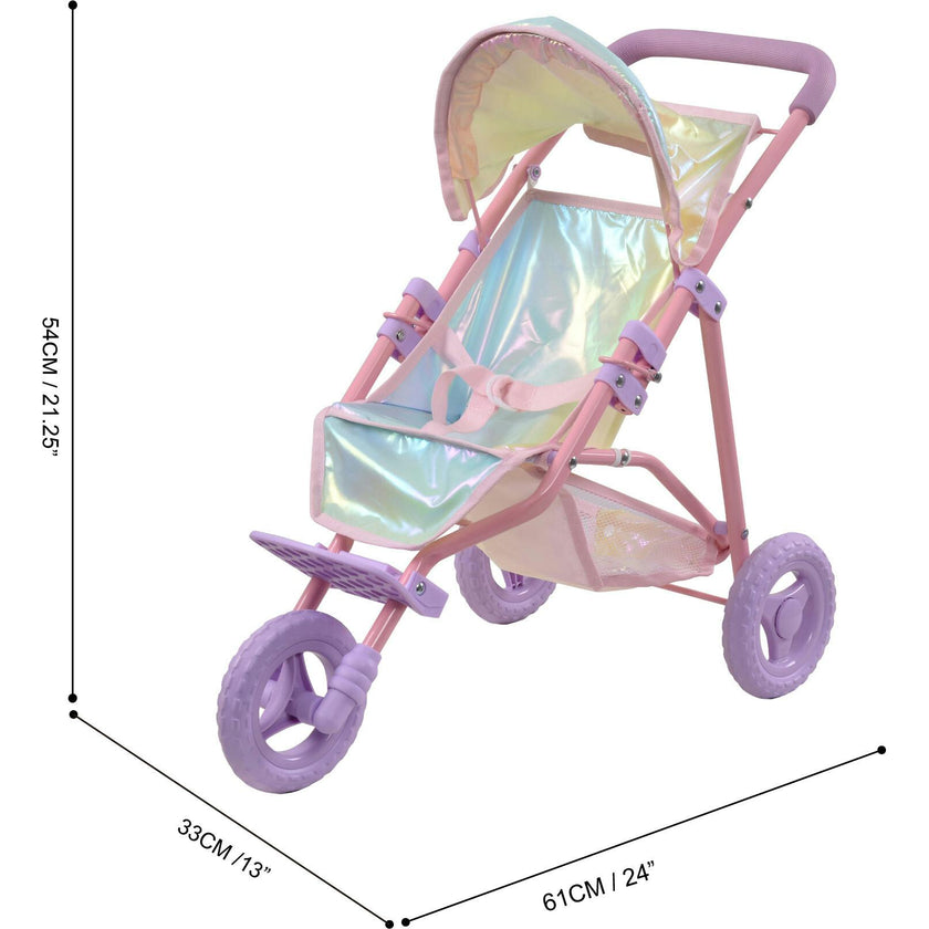 Olivia's Little World Doll Jogging-Style Stroller