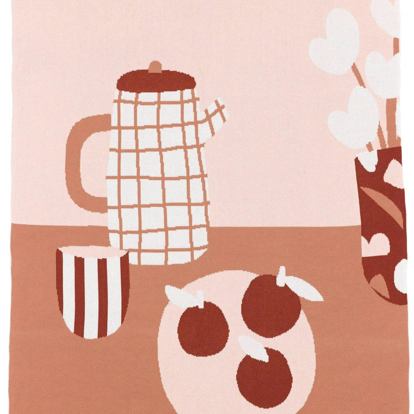 Breakfast Knit Blanket