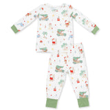 Beach Christmas - Bamboo - Long Sleeve Loungewear Set