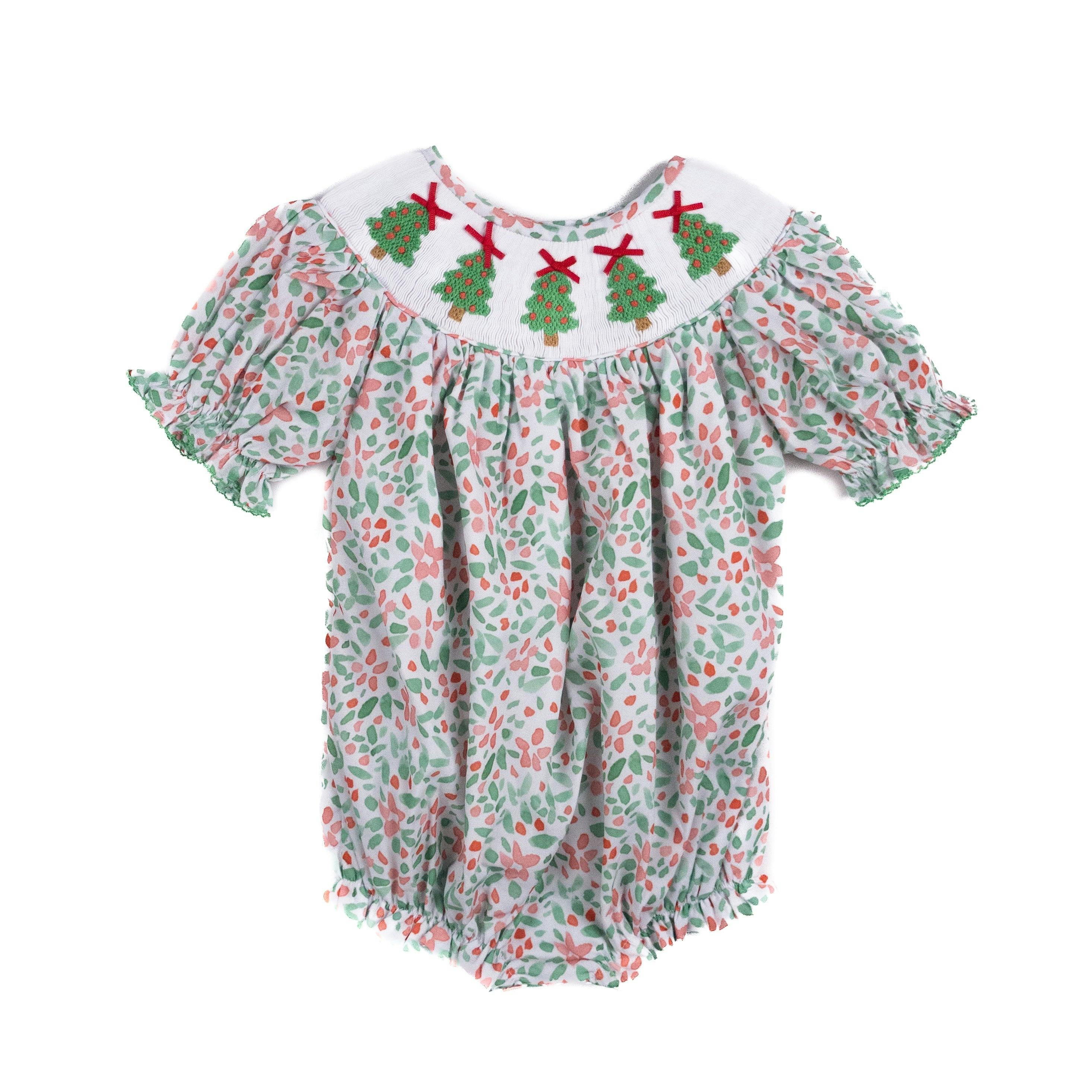 Christmas Tree Floral Bubble
