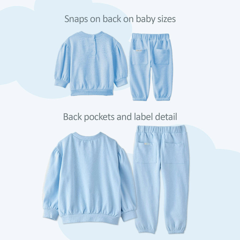 CARI 6-Piece Puff Sleeve Sweatsuit