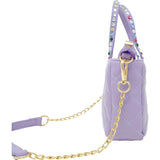 Quilted Rhinestone Tote Bag