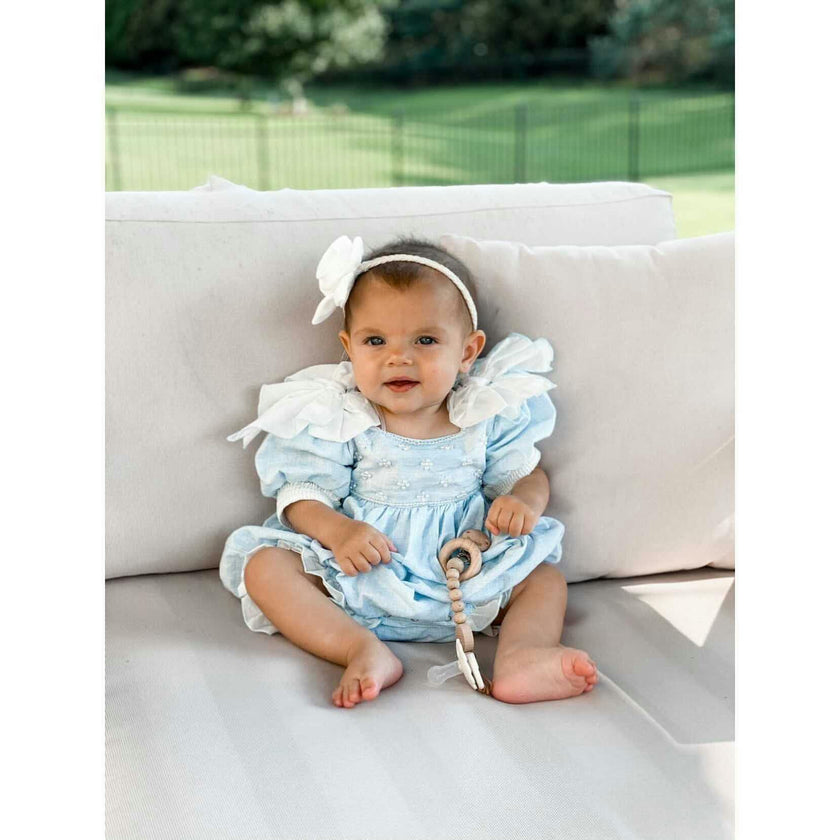 Charlotte Baby Blue Romper