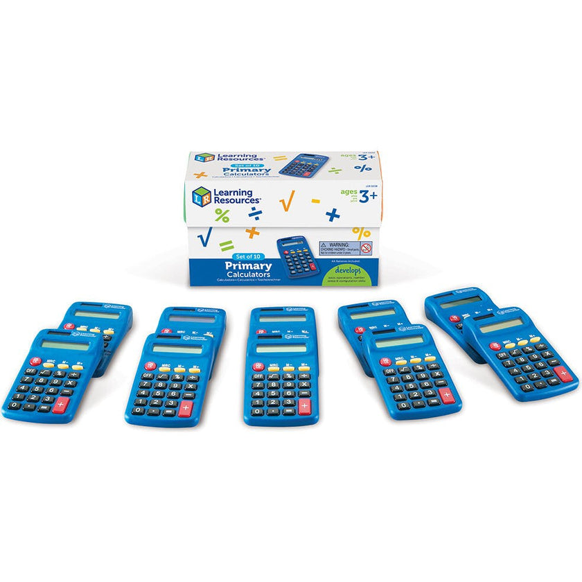 Primary Calculator Set of 10