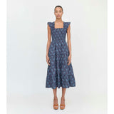 The Anita Nap Dress - Black Fil Coupé