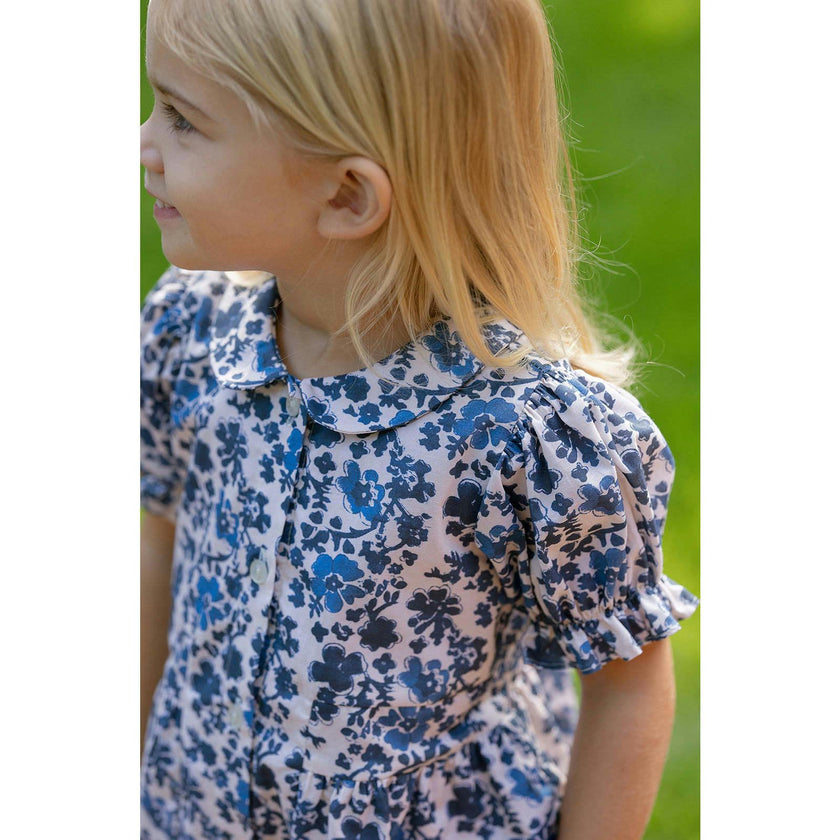 Charlotte Dress in Block Flower