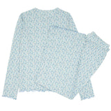 Women's Slate Floral Pima Pajamas Set