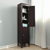 Glancy Wooden Tall Tower Cabinet with Storage